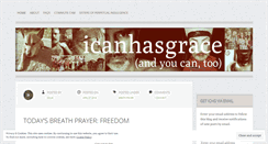 Desktop Screenshot of icanhasgrace.com